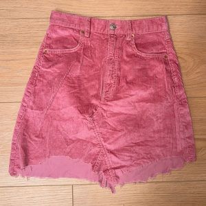 Corduroy Pink Skirt